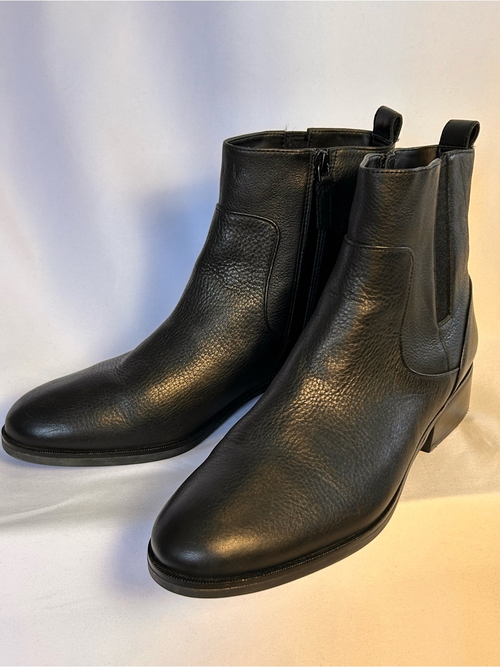 Cole Haan Women's River Chelsea Waterproof Leather Booties - Black Size 10B